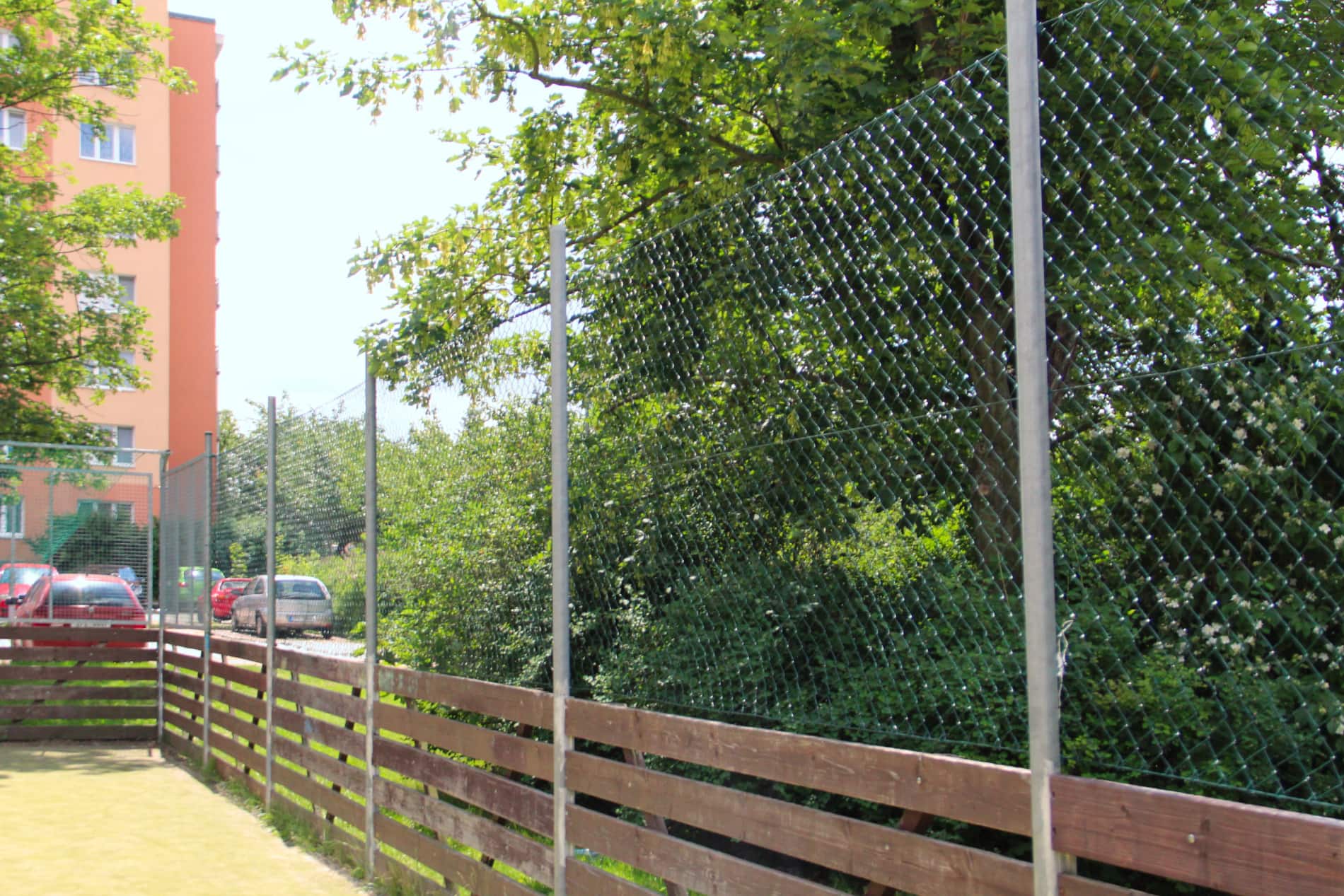 pletivo zelené bez napínacího drátu poplastované